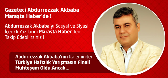 Türkiye Hafızlık Yarışmasın Finali Muhteşem Oldu.Ancak… – Abdurrezzak Akbaba