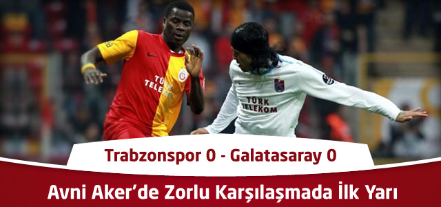 Trabzonspor 0 – Galatasaray 0 | İlk Yarı Sonucu – Spor Toto Süper Lig 17. Hafta