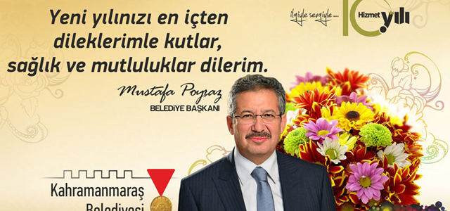 Belediye Başkanı Mustafa Poyraz’ın Yeni Yıl Mesajı