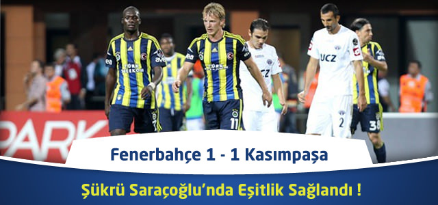 Süper Lig 23. Hafta : Fenerbahçe – Kasımpaşa – Maçın Canlı Özeti