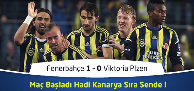 Fenerbahçe 1 – 0 Viktoria Plzen İlk Yarı Maç Özeti