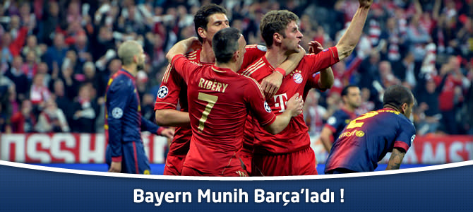 Bayern Münih 4 – 0 Barcelona Şampiyonlar ligi maç özeti