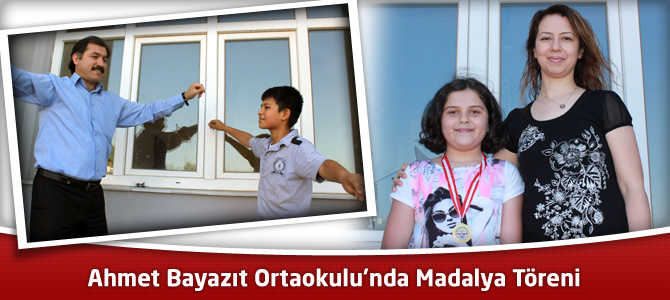 Ahmet Bayazıt Ortaokulu’nda Madalya Töreni
