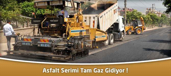 Kahramanmaraş Belediyesi Asfalt Seriminde Tam Gaz Gidiyor !