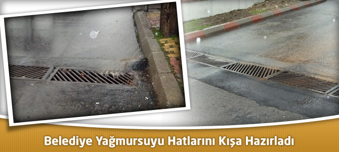 Kahramanmaraş Belediyesi Yağmursuyu Hatlarını Kışa Hazırladı