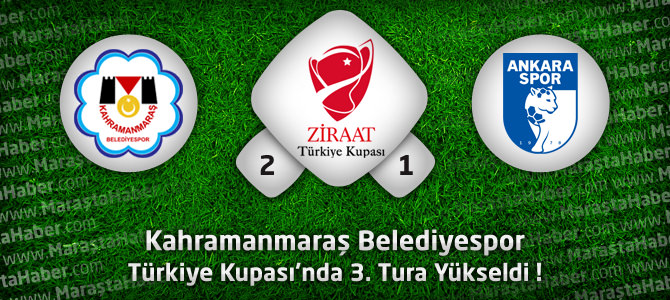 Kahramanmaraş Belediyespor 2 – Ankaraspor 1 Türkiye Kupası Geniş maç özeti ve golleri