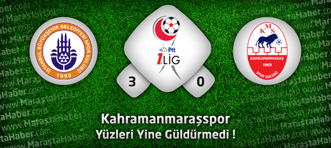 İstanbul Büyükşehir Belediyespor: 3 – Kahramanmaraşspor: 0 Maç özeti ve goller