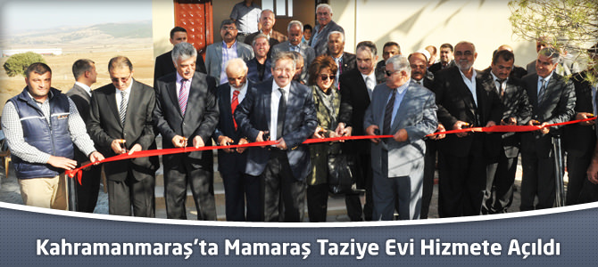 Kahramanmaraş’ta Mamaraş Taziye Evi Hizmete Açıldı
