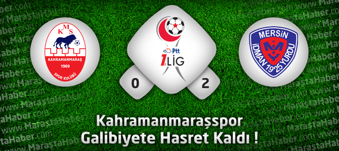 Kahramanmaraşspor 0 – Mersin İdman Yurdu 2 Maçın Özeti
