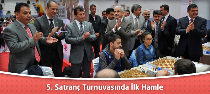Kahramanmaraş Büyükşehir Belediyesi 5. Satranç Turnuvasında İlk Hamle