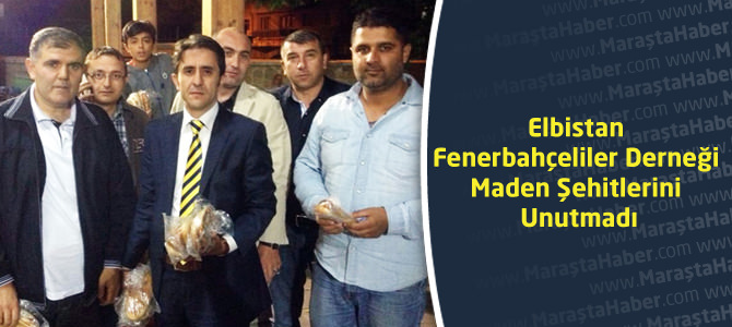 Elbistan Fenerbahçeliler Derneği  Maden Şehitlerini Unutmadı
