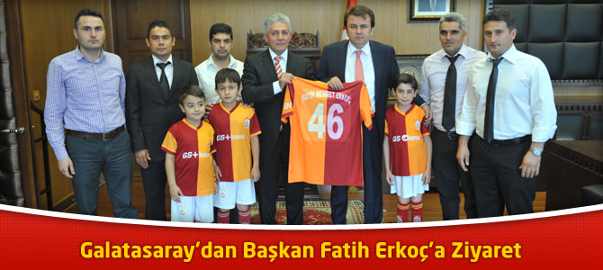 Galatasaray’dan Başkan Fatih Erkoç’a Ziyaret