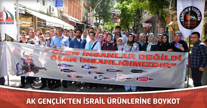 AK Gençlik’ten İsrail Ürünlerine Boykot