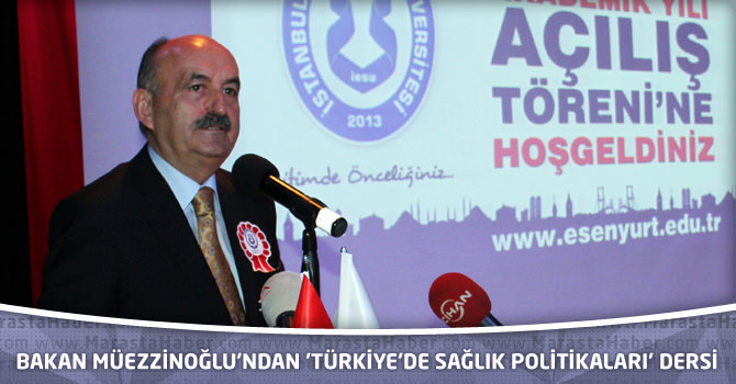 Bakan Müezzinoğlu’ndan ‘Türkiye’de Sağlık Politikaları’ Dersi