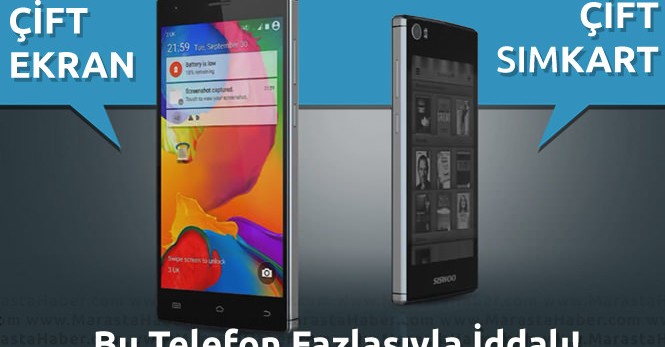 Çift Ekranlı Akıllı Telefon Siswoo R9 Darkmoon İddialı Geliyor !