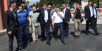 Başkan Erkoç Kahramanmaraş’taki Asfalt Çalışmalarını İnceledi