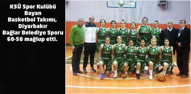 KSÜ Bayan Basketbol Takımı, Diyarbakır’dan Galibiyetle Döndü