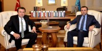 Başkan Erkoç, Bakan Ünal’ı Ziyaret Etti