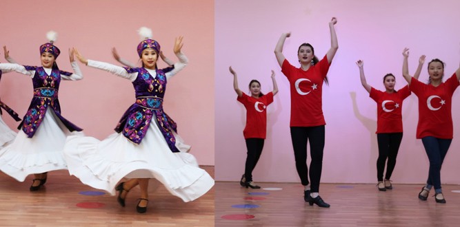 Kırgız Dans Topluluğundan Muhteşem Gösteri