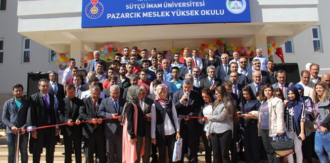 Pazarcık’ta KSÜ- Meslek Yüksekokulu Binasının Açılışı Yapıldı