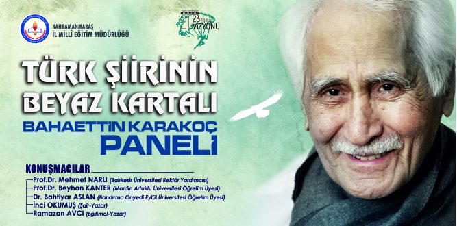 Türk Şiirinin Beyaz Kartalı Bahaettin Karakoç Paneli