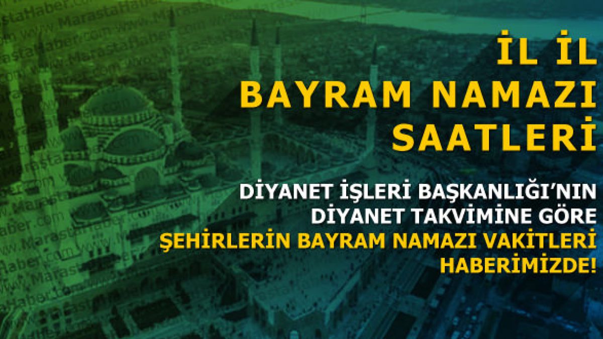 edirne bayram namazi kacta marasta haber