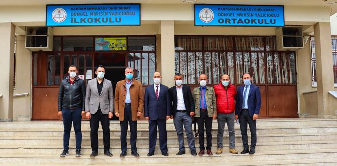 Enver Gökşen, Muhsin Yazıcıoğlu İlk ve Ortaokulunun Kütüphanesini Açtı