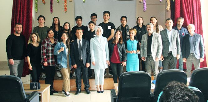 Aziz Sancar Anadolu Lisesinde “Talks” yarışması yapıldı.