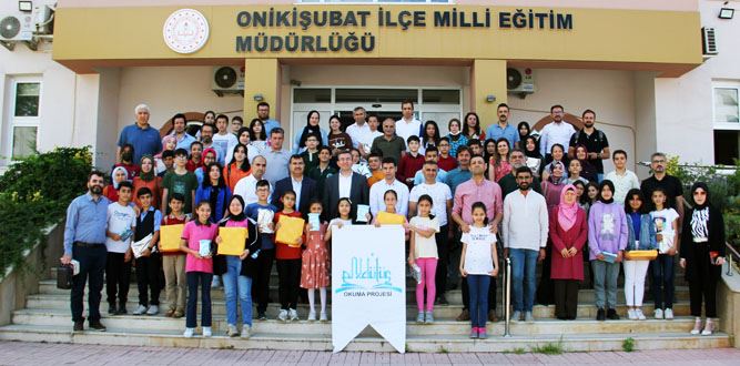 Onikişubat MEM’de Endülüs Okuma Projesinin Ödü Töreni