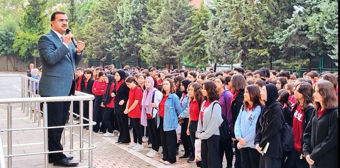 İl Milli Eğitim Müdürü Kahraman, Süha Erler Anadolu Lisesini Ziyaret Etti