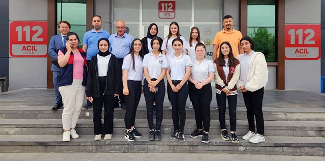 Dulkadiroğlu Sevim Şirikci MTAL – 112 Acil Çağrı Merkezini Ziyaret Etti