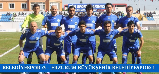 Kahramanmaraş Belediyespor-Erzurum Büyükşehir Belediyespor’u maglup etti 3-1