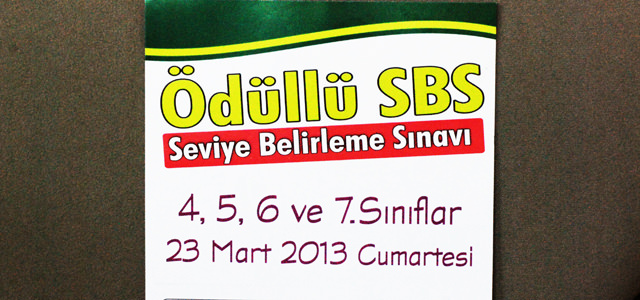 Özel Özderya Kolejinin Bursluluk Sınavı 23 Mart 2013 Cumartesi Günü