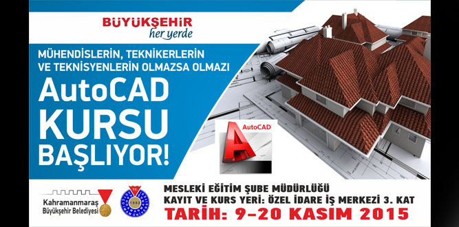 Büyükşehir’den Autocad Kursu