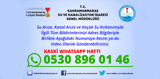 Kaski’ye Whatsapp Hattı İle Ulaşabilirsiniz