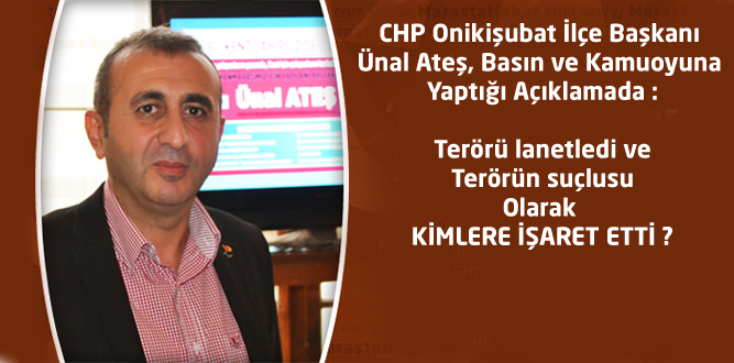 Ünal Ateş'ten Terörle İlgili Basın Açıklaması