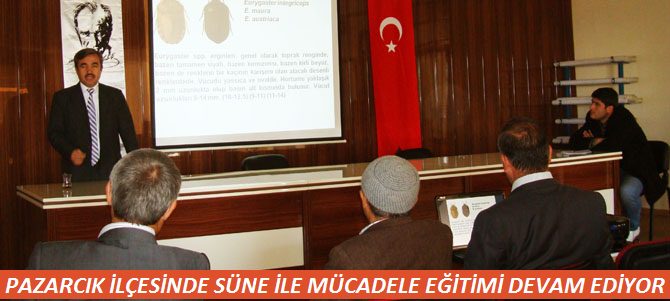 Süne İle Mücadelede Eğitim Çalışmaları Devam Ediyor…