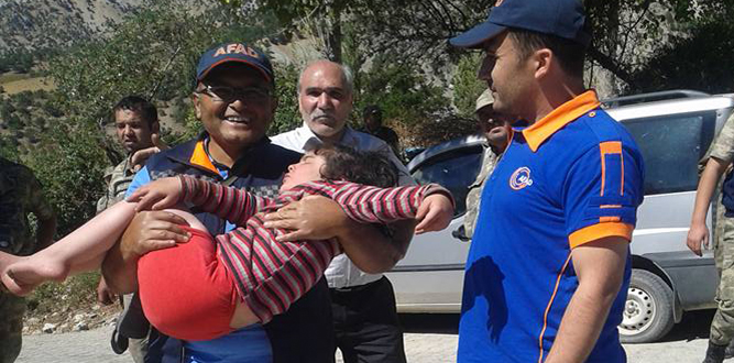 Kırsalda kaybolan Hayrunnisa’yı AFAD Buldu