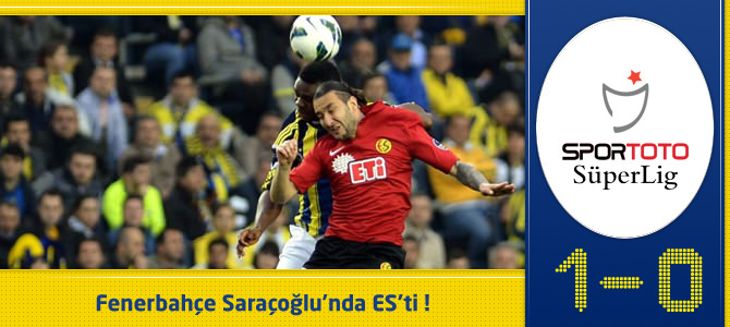 Fenerbahçe 1 - 0 Eskişehirspor Maç özeti