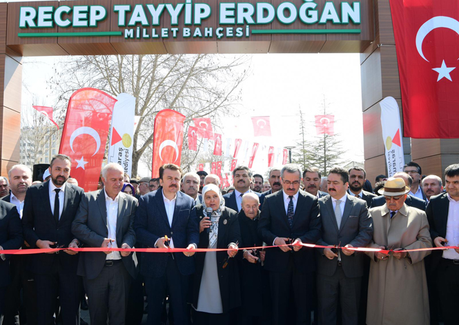 Recep Tayyip Erdoğan Millet Bahçesi Elbistan’da Açıldı