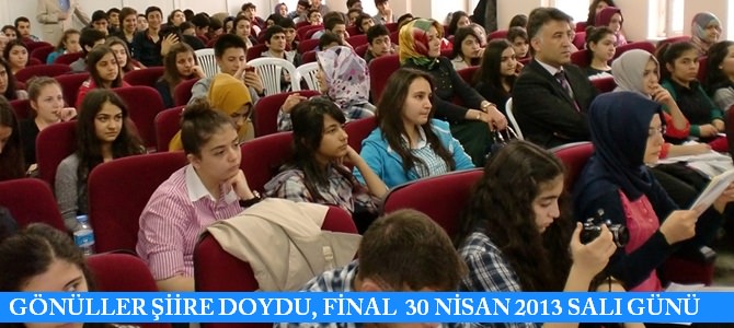 Gönüller Şiire Doydu, Final 30 Nisan’da