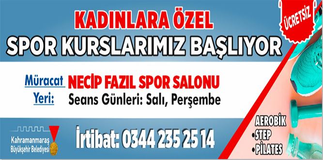 Büyükşehirden Kadınlar İçin Spor Kursu