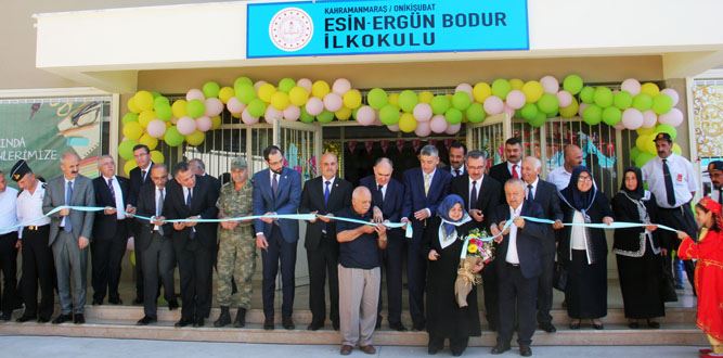 Esin - Ergün Bodur İlkokulu’nun açılışı yapıldı