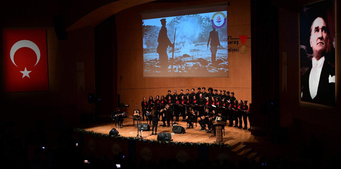 Atatürk, Kahramanmaraş'ta Salon Programında Anıldı