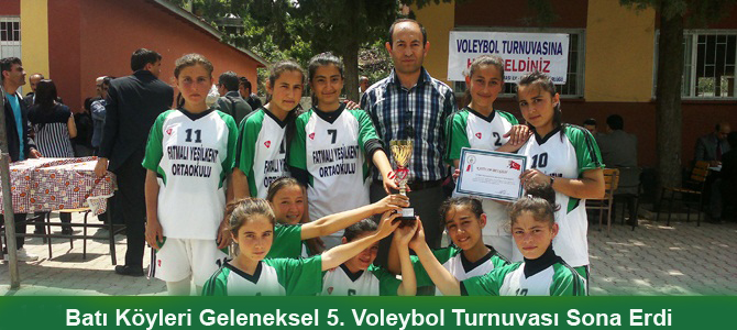 Batı Köyleri Geleneksel 5. Voleybol Turnuvası Sona Erdi