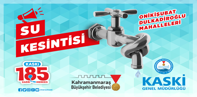 DİKKAT! SU KESİNTİSİ