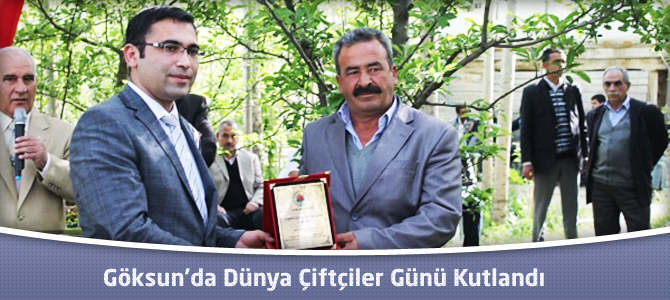 Göksun’da Dünya Çiftçiler Günü Kutlandı