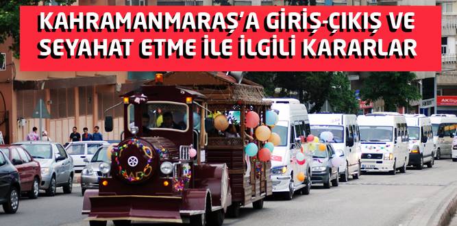 Kahramanmaraş İçin Seyahat Kararları