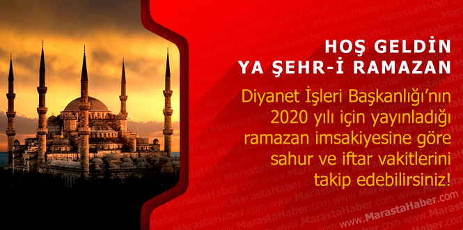 Adıyaman 2020 Ramazan imsakiyesi - Diyanet namaz, iftar ve sahur vakti