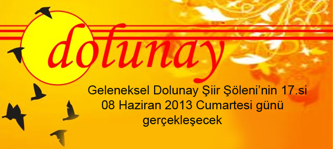 17. Geleneksel Dolunay Şiir Şöleni 8 Haziran'da